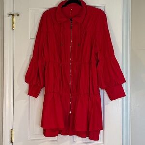 LC Lauren Conrad Red Blouse